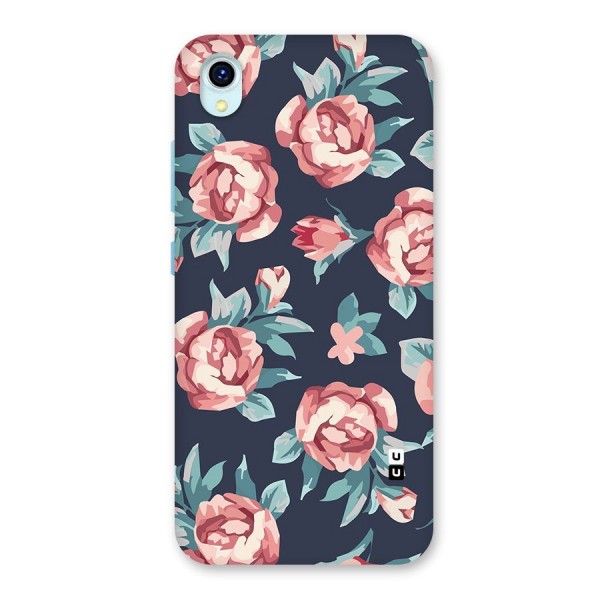 Flowers Painting Back Case for Vivo Y1s