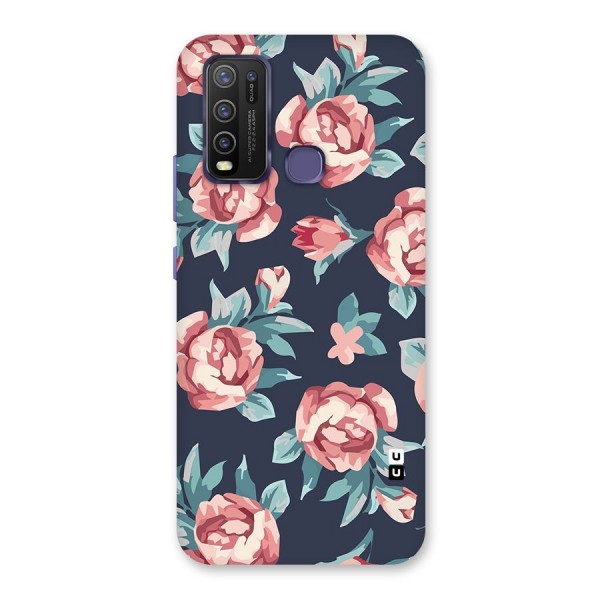 Flowers Painting Back Case for Vivo Y30