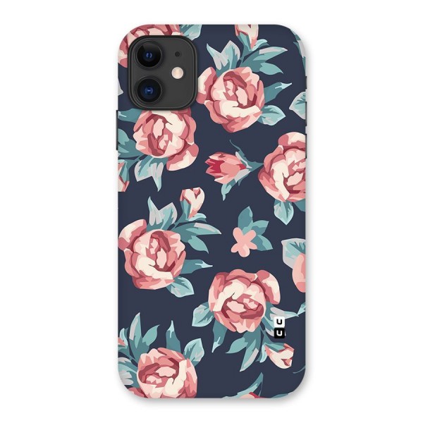 Flowers Painting Back Case for iPhone 11