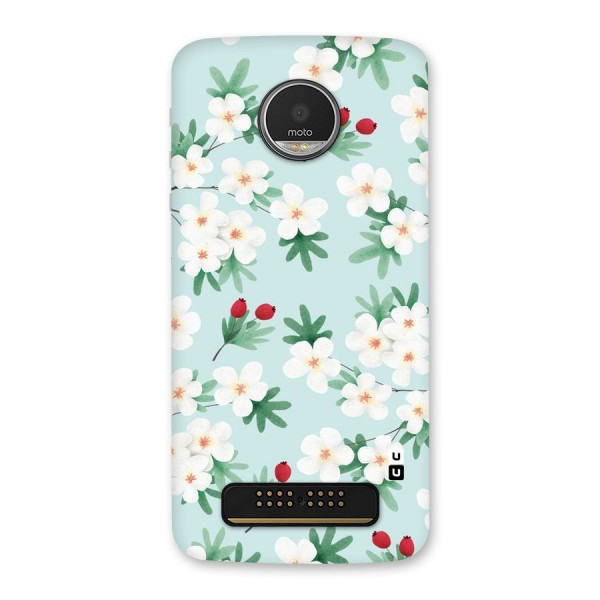 Flowers Pastel Back Case for Moto Z Play