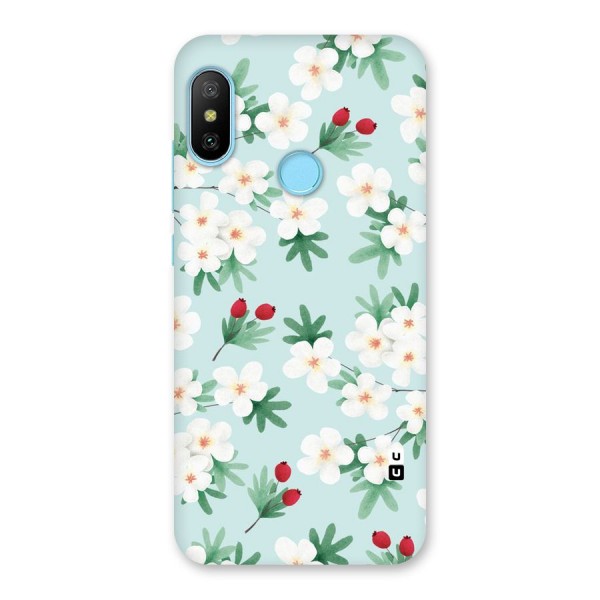 Flowers Pastel Back Case for Redmi 6 Pro