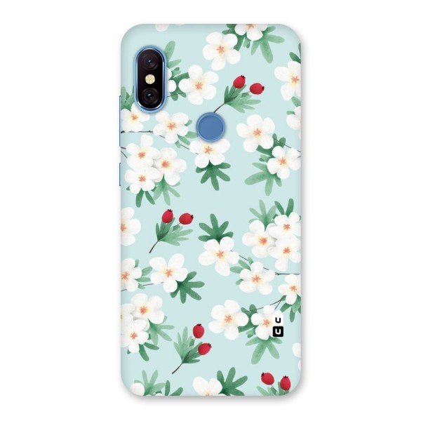 Flowers Pastel Back Case for Redmi Note 6 Pro