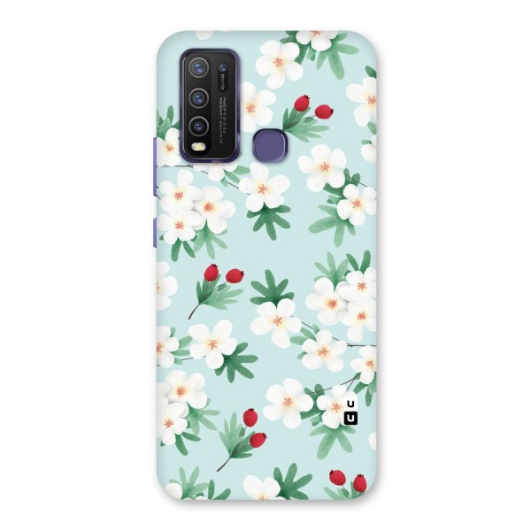 Flowers Pastel Back Case for Vivo Y30