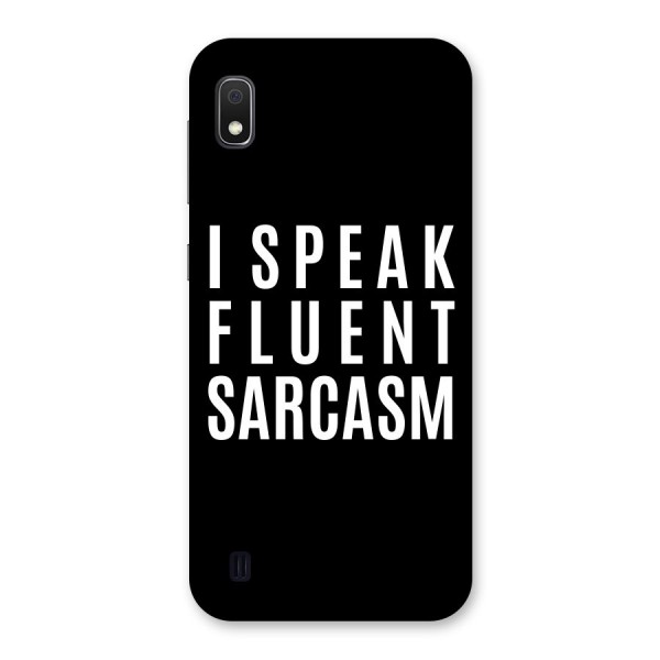 Fluent Sarcasm Back Case for Galaxy A10