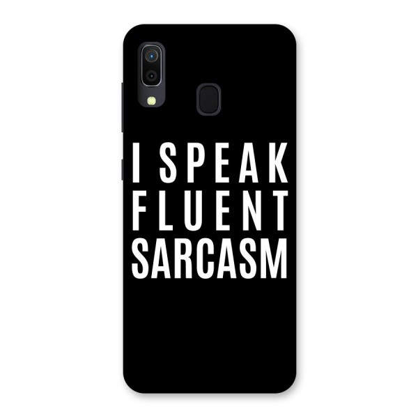 Fluent Sarcasm Back Case for Galaxy A20