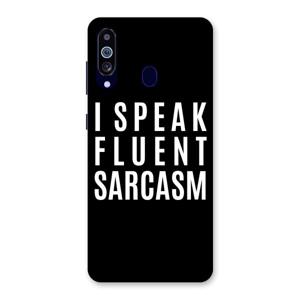 Fluent Sarcasm Back Case for Galaxy A60