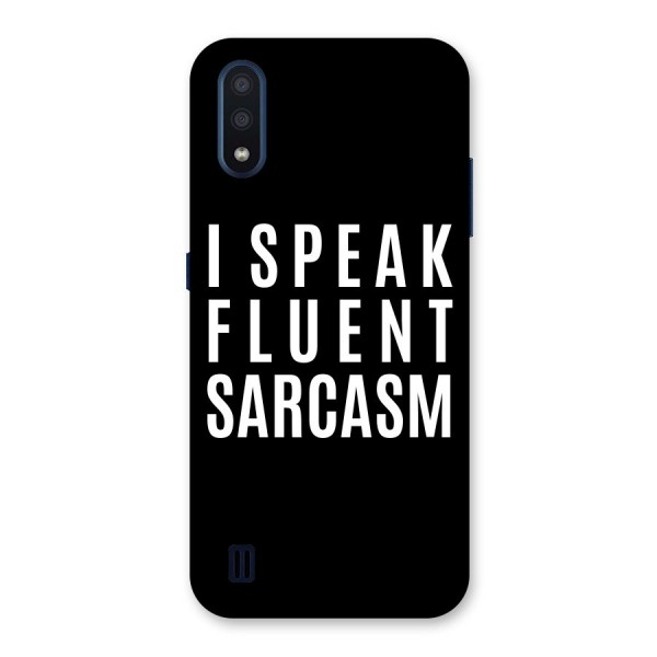 Fluent Sarcasm Back Case for Galaxy M01