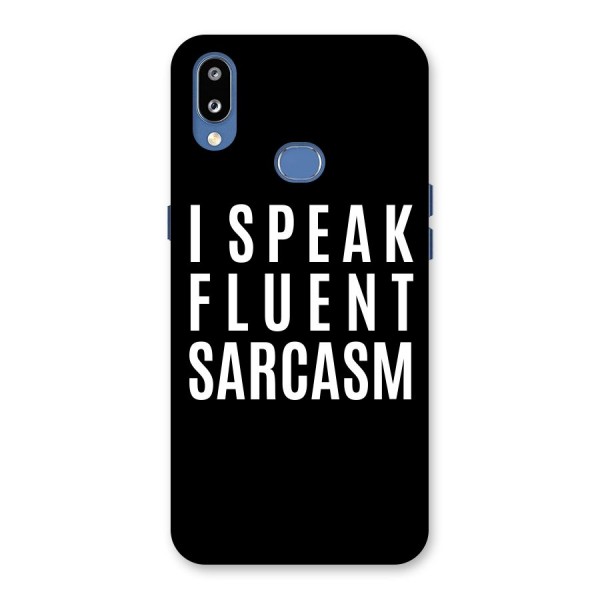 Fluent Sarcasm Back Case for Galaxy M01s