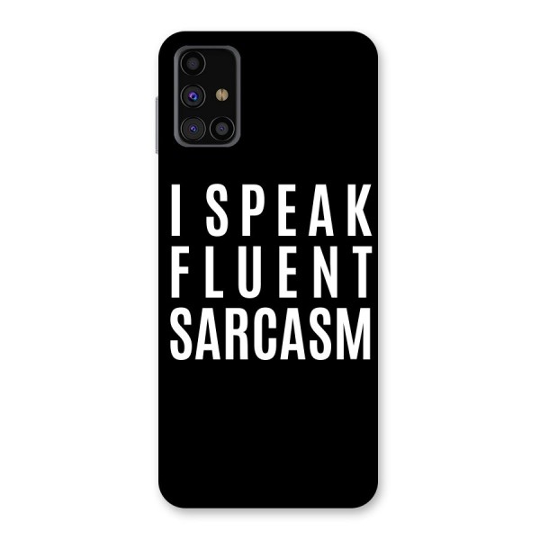 Fluent Sarcasm Back Case for Galaxy M31s