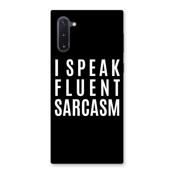 Fluent Sarcasm Back Case for Galaxy Note 10