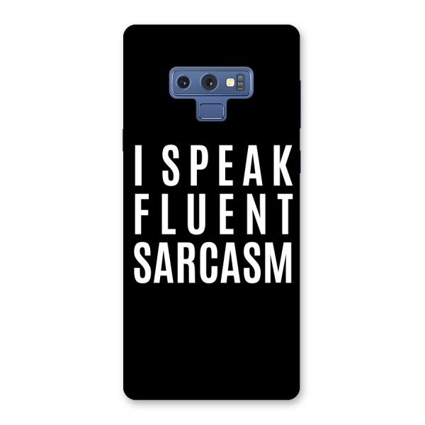 Fluent Sarcasm Back Case for Galaxy Note 9