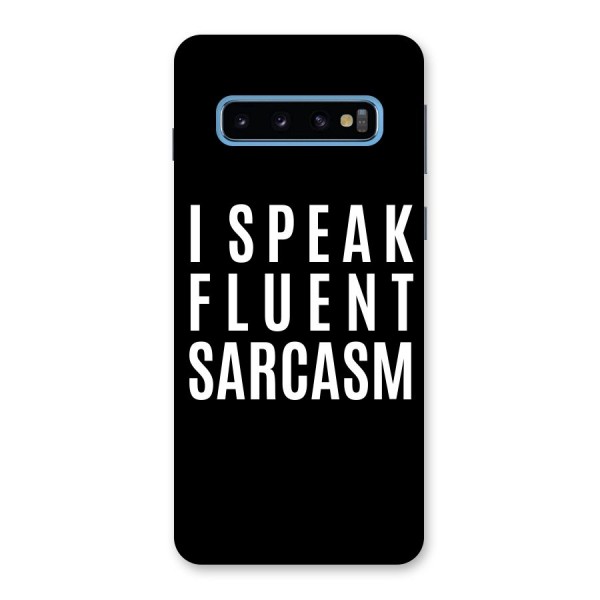 Fluent Sarcasm Back Case for Galaxy S10