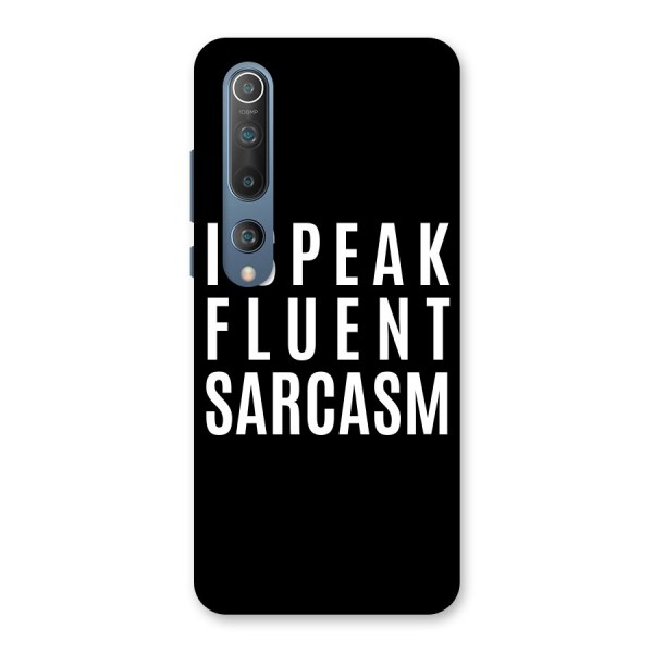 Fluent Sarcasm Back Case for Mi 10