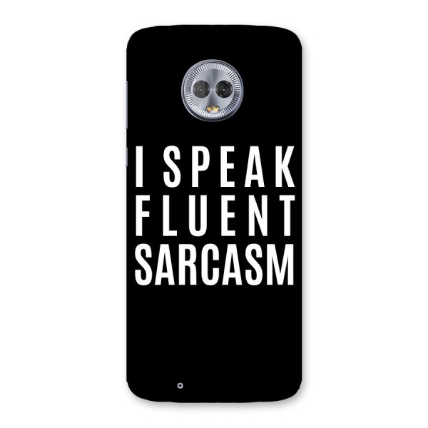 Fluent Sarcasm Back Case for Moto G6