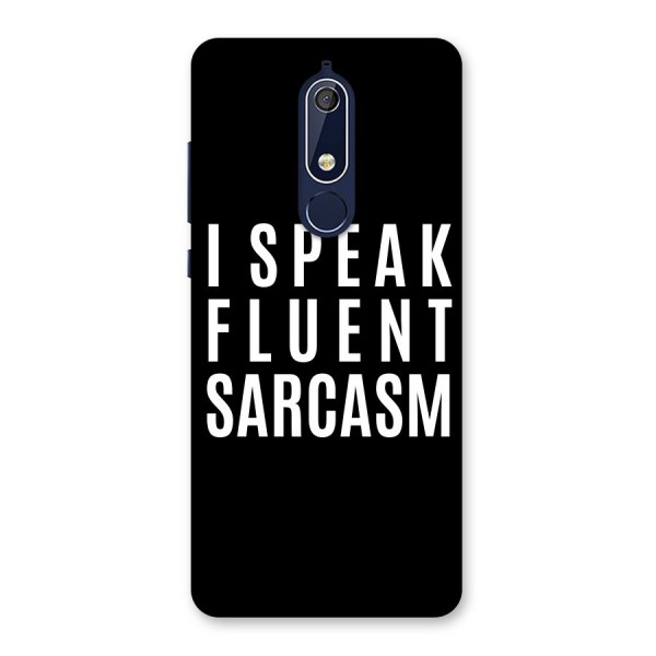 Fluent Sarcasm Back Case for Nokia 5.1