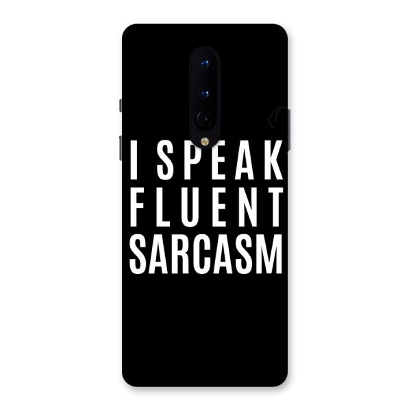 Fluent Sarcasm Back Case for OnePlus 8