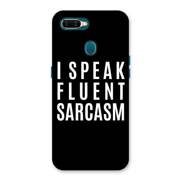 Fluent Sarcasm Back Case for Oppo A12