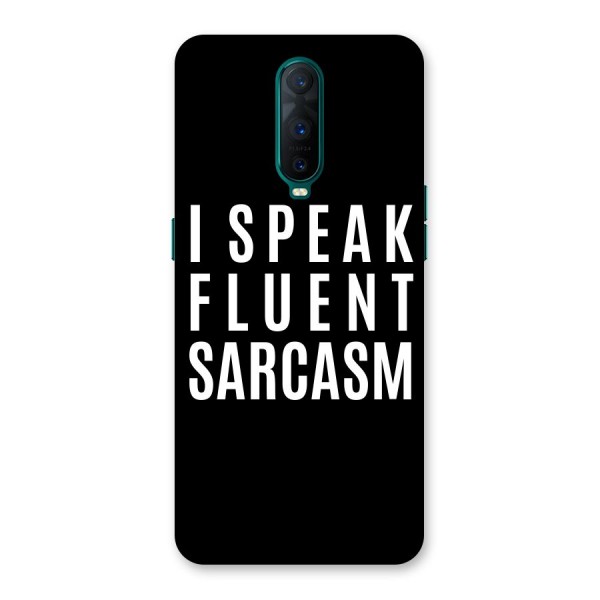 Fluent Sarcasm Back Case for Oppo R17 Pro