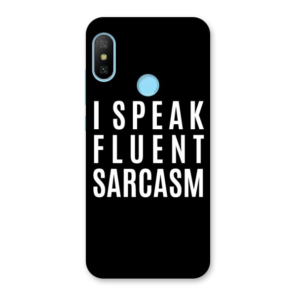 Fluent Sarcasm Back Case for Redmi 6 Pro