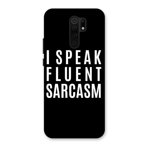 Fluent Sarcasm Back Case for Redmi 9 Prime