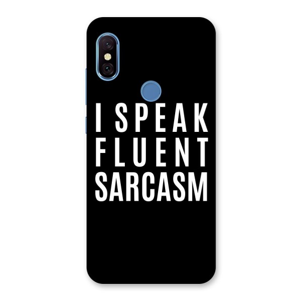 Fluent Sarcasm Back Case for Redmi Note 6 Pro