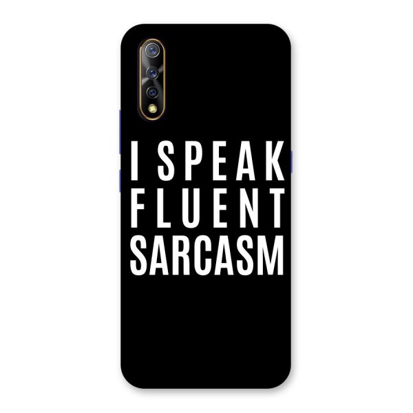 Fluent Sarcasm Back Case for Vivo S1