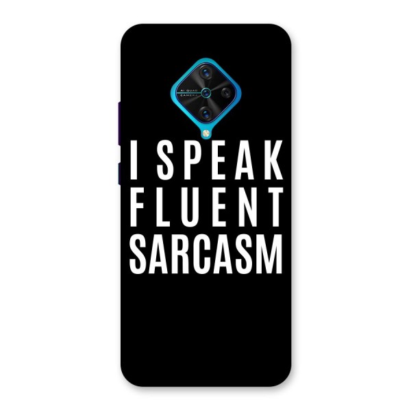 Fluent Sarcasm Back Case for Vivo S1 Pro