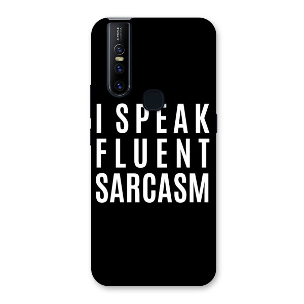 Fluent Sarcasm Back Case for Vivo V15