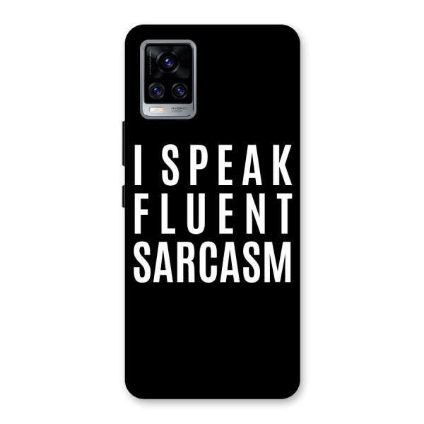 Fluent Sarcasm Back Case for Vivo V20 Pro