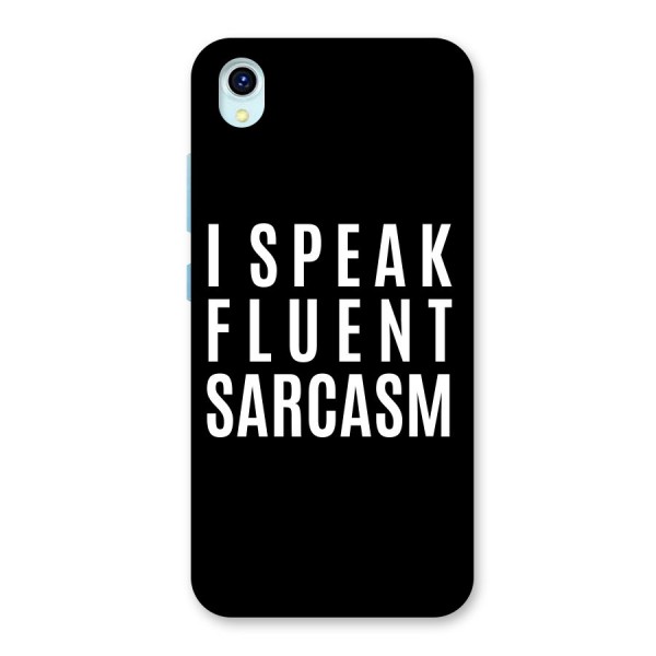 Fluent Sarcasm Back Case for Vivo Y1s