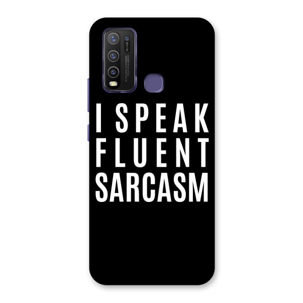 Fluent Sarcasm Back Case for Vivo Y30