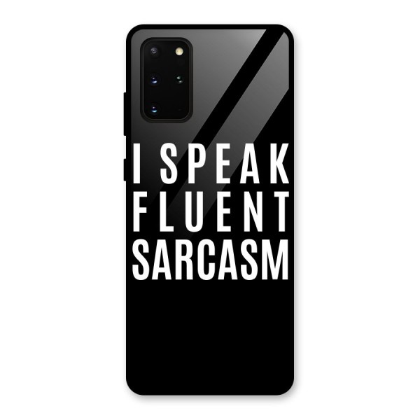 Fluent Sarcasm Glass Back Case for Galaxy S20 Plus