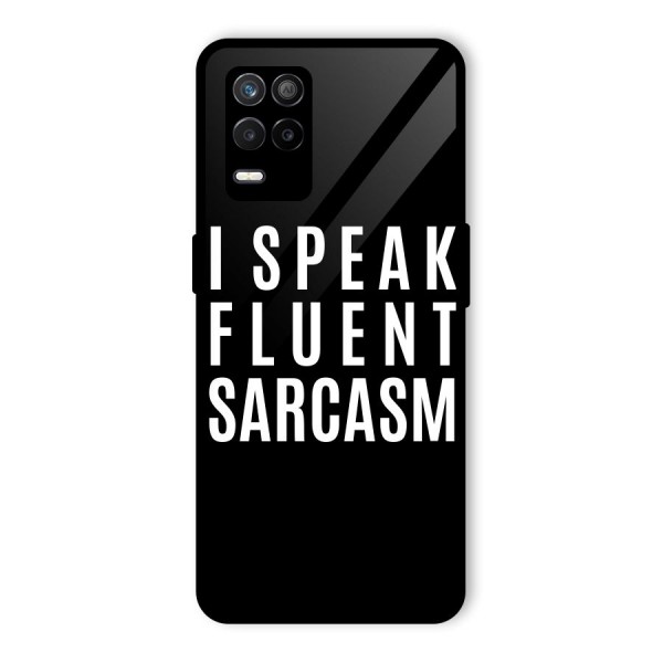 Fluent Sarcasm Glass Back Case for Realme 9 5G