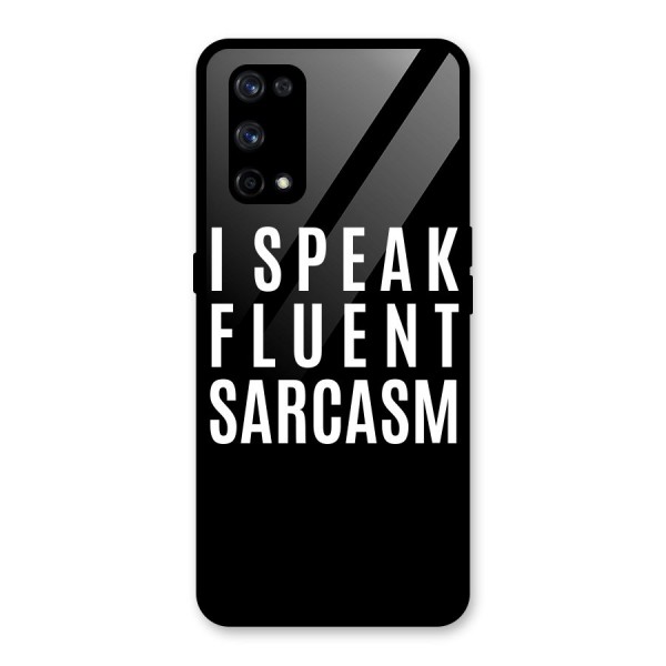 Fluent Sarcasm Glass Back Case for Realme X7 Pro