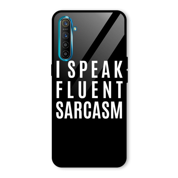 Fluent Sarcasm Glass Back Case for Realme XT