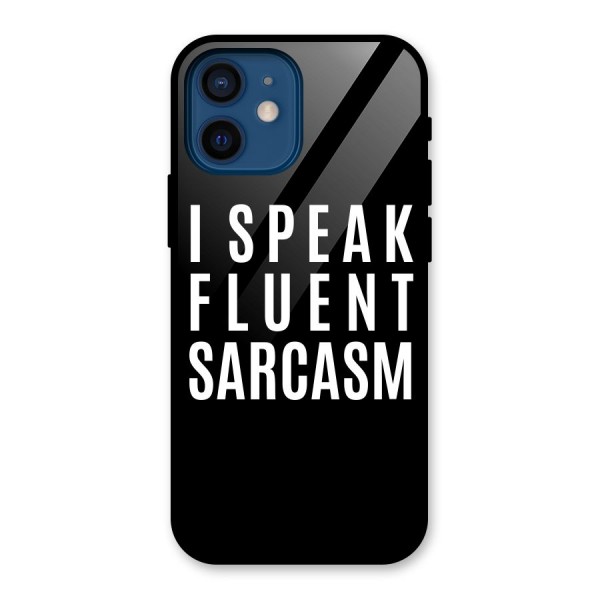 Fluent Sarcasm Glass Back Case for iPhone 12 Mini