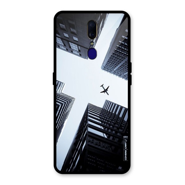 Fly Perspective Glass Back Case for Oppo F11