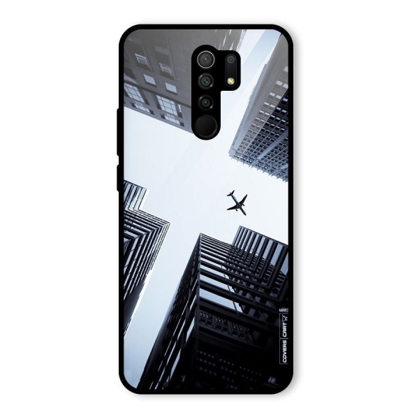 Fly Perspective Glass Back Case for Redmi 9 Prime