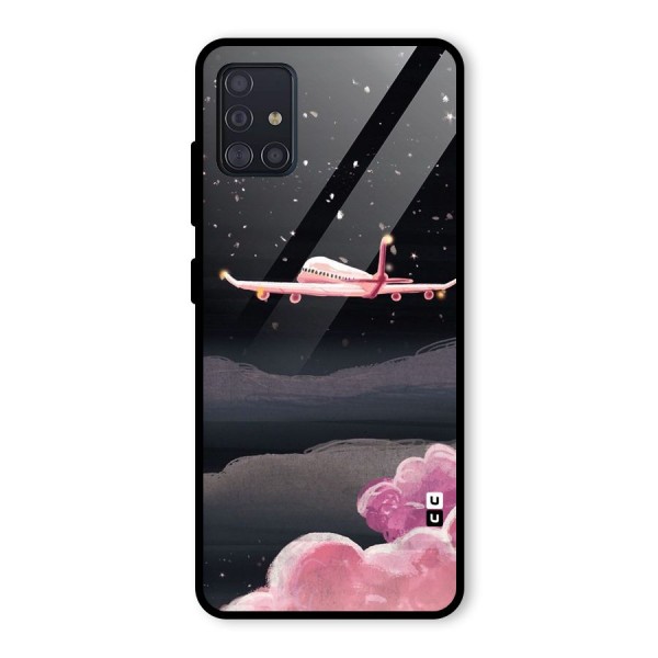 Fly Pink Glass Back Case for Galaxy A51