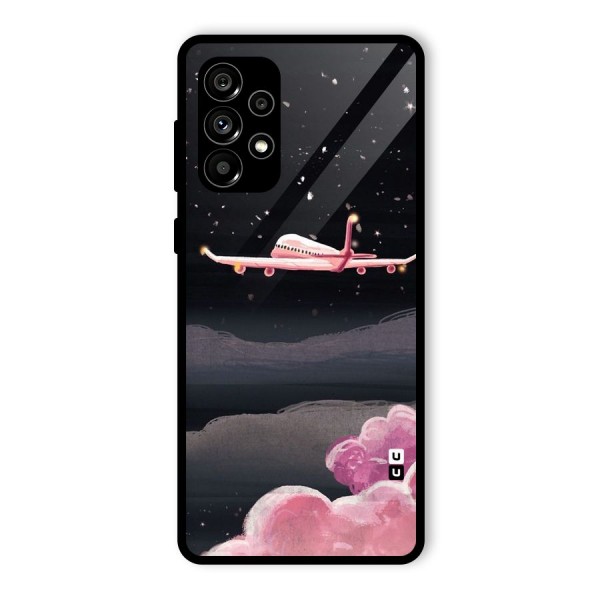 Fly Pink Glass Back Case for Galaxy A73 5G