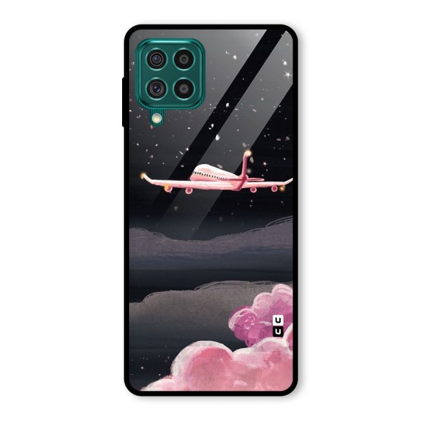 Fly Pink Glass Back Case for Galaxy F62