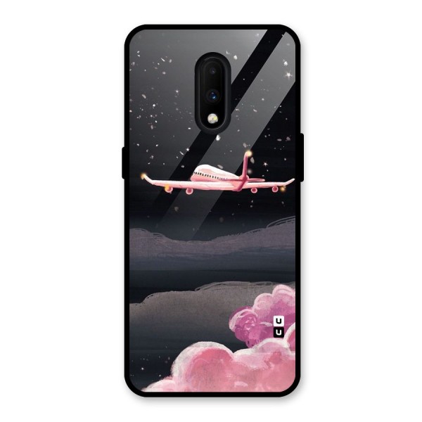 Fly Pink Glass Back Case for OnePlus 7