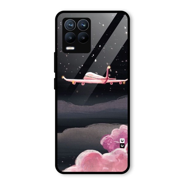 Fly Pink Glass Back Case for Realme 8 Pro