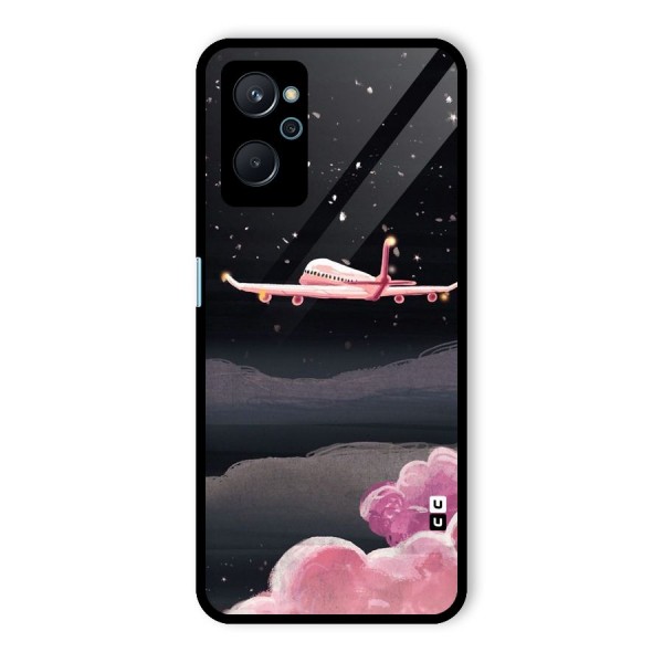 Fly Pink Glass Back Case for Realme 9i