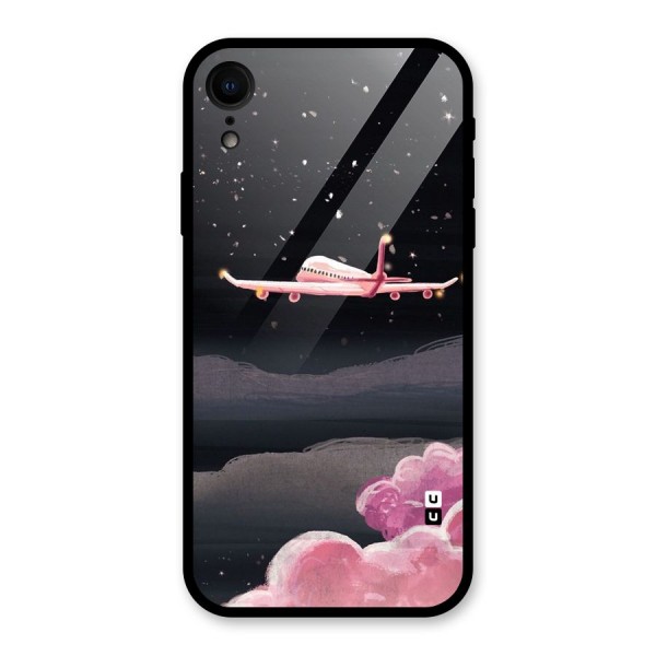 Fly Pink Glass Back Case for XR