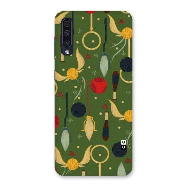 Flying Ball Pattern Back Case for Galaxy A50