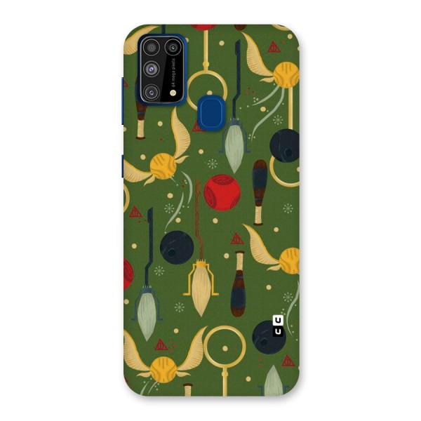 Flying Ball Pattern Back Case for Galaxy F41