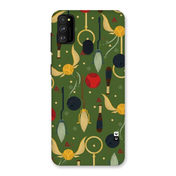 Flying Ball Pattern Back Case for Galaxy M30s