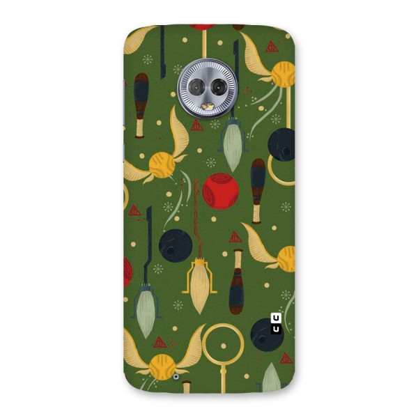 Flying Ball Pattern Back Case for Moto G6