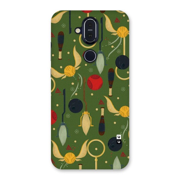 Flying Ball Pattern Back Case for Nokia 8.1